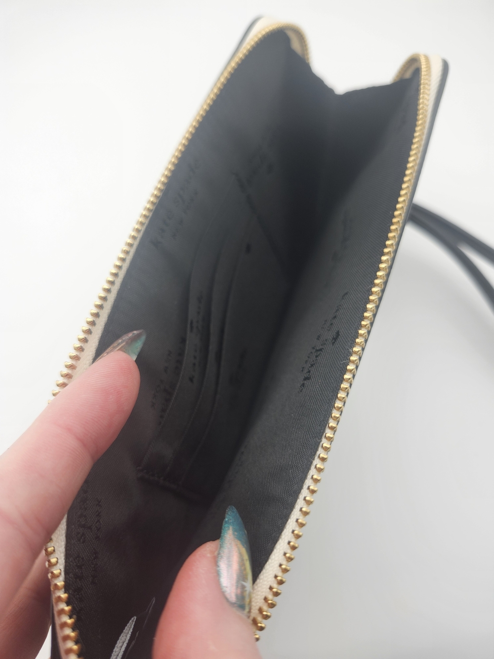 New Without Tags Kate Spade Black Wristlet Pouch - Picture 7 of 8